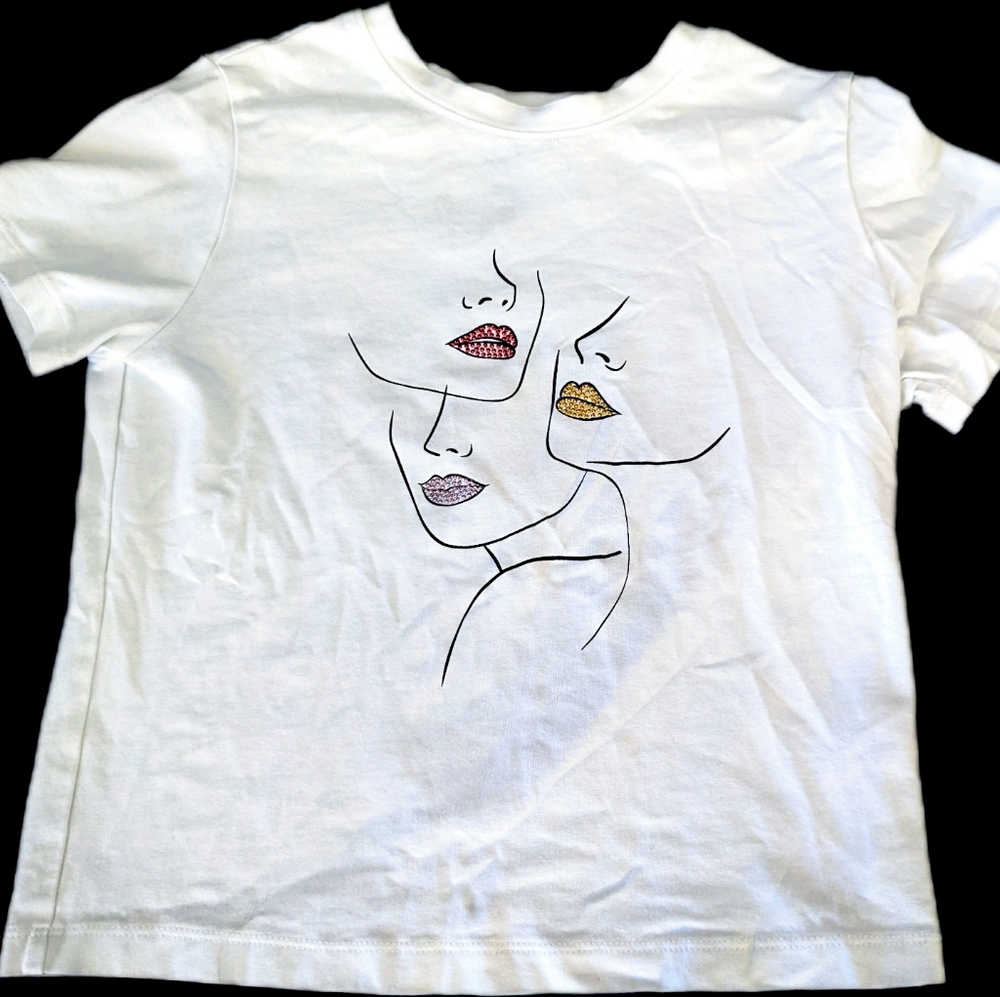 Forever 21 Pop Art Gemstone Shirt